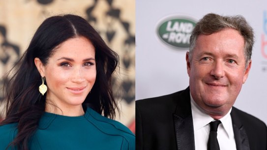 Meghan, Duchess of Sussex, and Piers Morgan