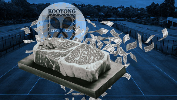 The Kooyong for Members groups claims the tennis club spent $800,000 on Wagyu beef. 
