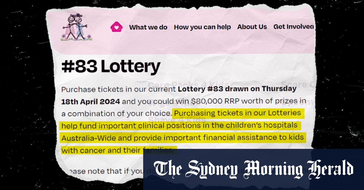 Cancer charity's operating costs funded by lottery sales - Vimarsana News