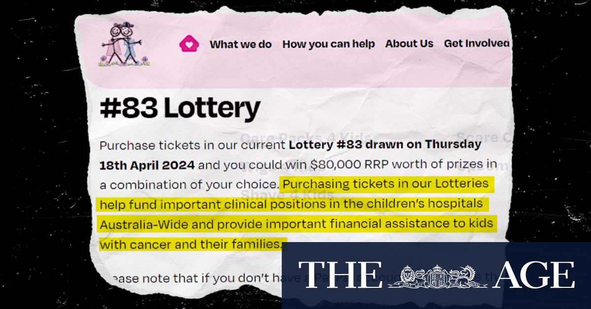 Cancer charity's operating costs funded by lottery sales - Vimarsana News