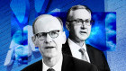ANZ chief executive Shayne Elliott and APRA chairman John Lonsdale.