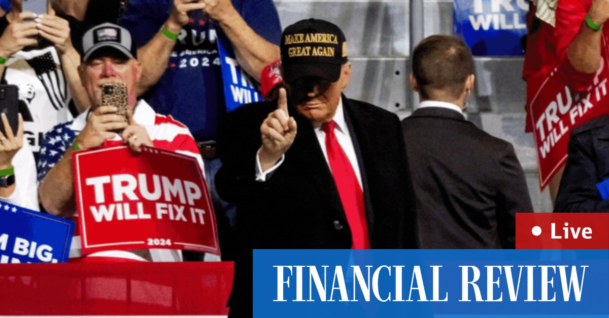 US election 2024 LIVE UPDATES Donald