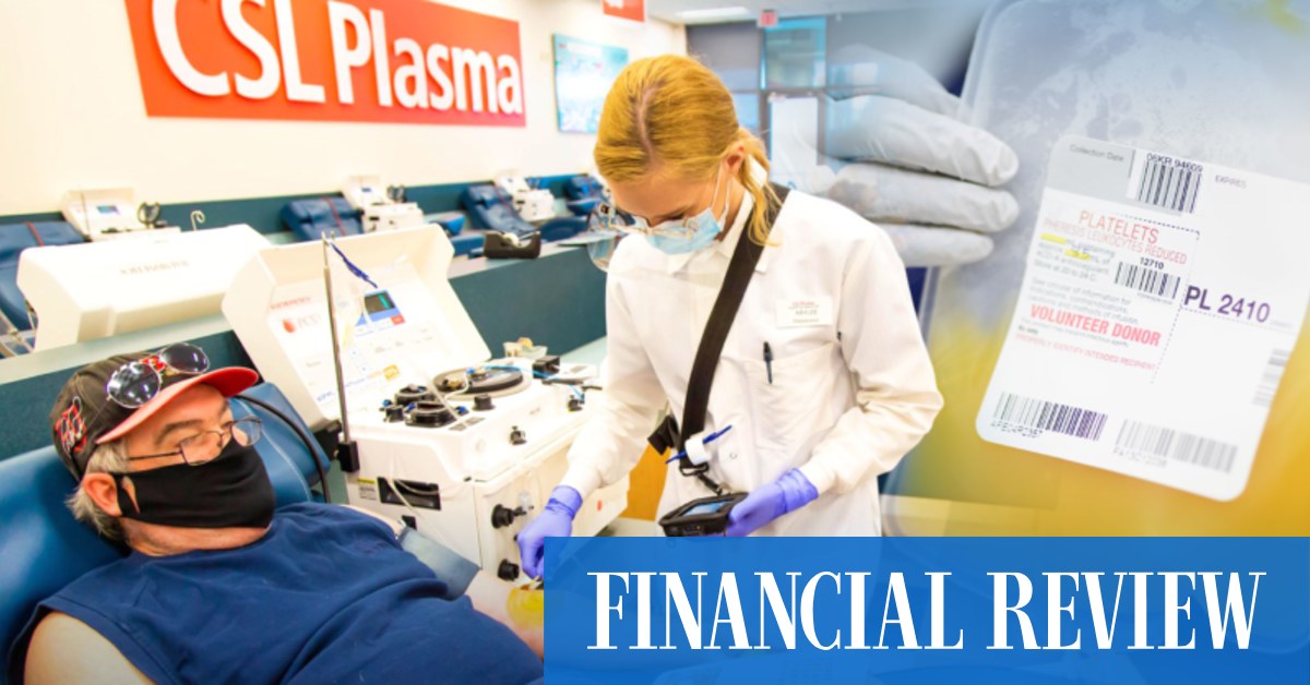 CSL share price Inside CSL’s 145b plasma machine