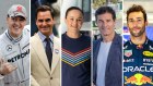 From left: Michael Schumacher, Roger Federer, Ash Barty, Mark Webber and Daniel Ricciardo have all been in “commercial marriages” with watch brands.