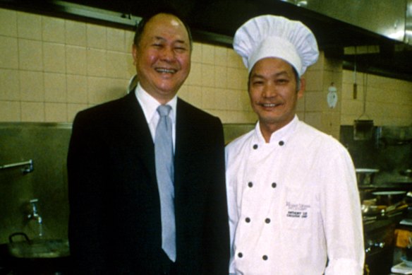 Flower Drum’s Gilbert Lau and Anthony Lui in 2001.