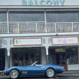 Jim Byrne’s Corvette convertible seen in Byron Bay last week.