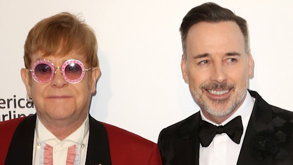 Sir Elton John and husband David Furnish are joining the cavalcade of Sydney house hunters.