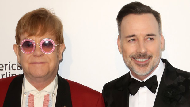Sir Elton John and husband David Furnish are joining the cavalcade of Sydney house hunters.