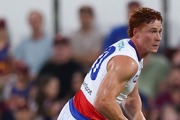 Here I am: Ed Richards provided plenty of drive early at the Gabba.