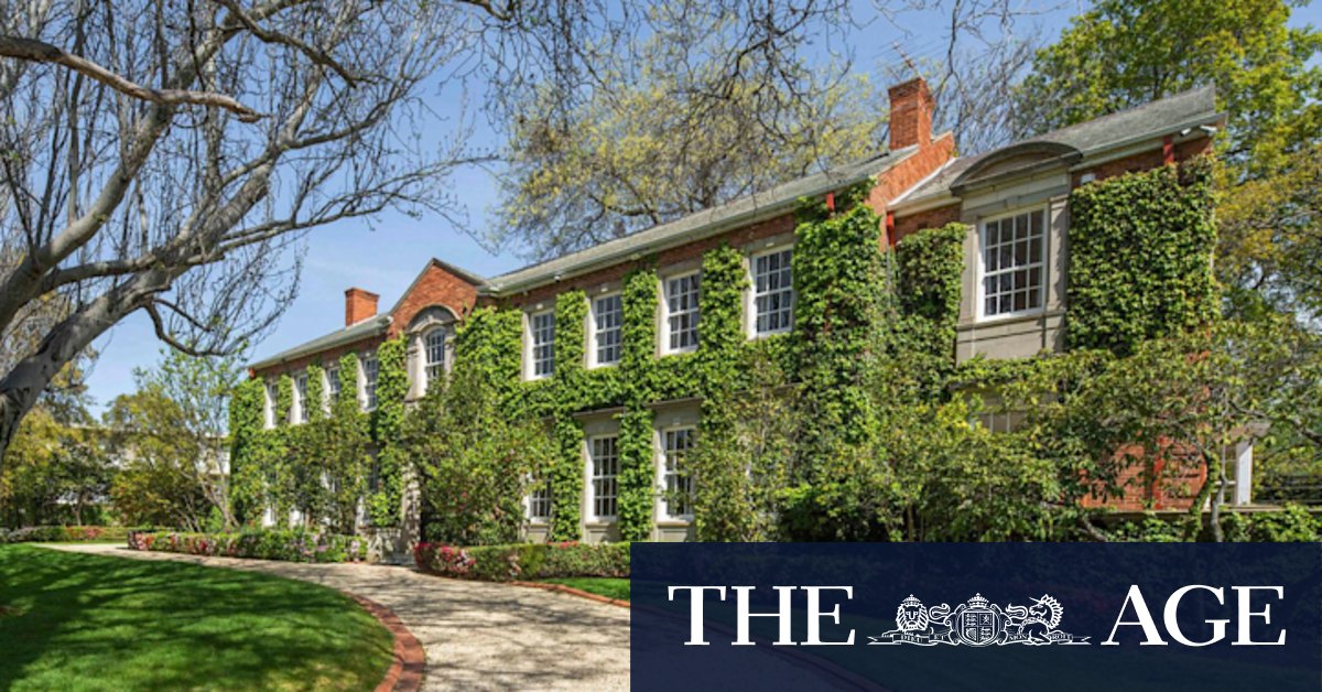 Melbourne property: Toorak mansion once owned by Murdoch family and billionaire David Hains seeks new buyer - Vimarsana News