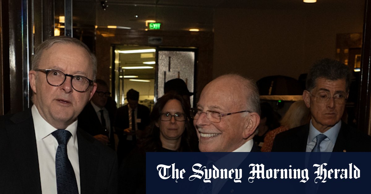 Daniel Andrews, Mark Leibler, Solomon Lew at Arnold Bloch Leibler 70th anniversary party - Vimarsana News