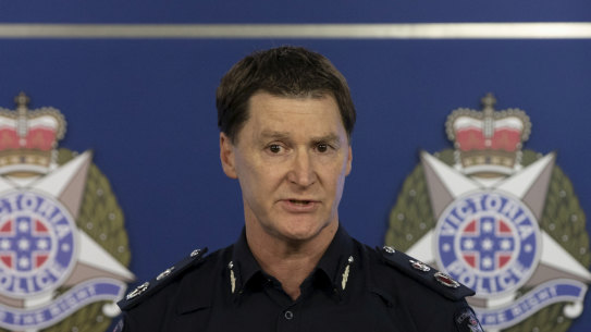 Victoria's Police Commissioner, Shane Patton.