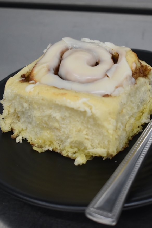 Candied Bakery’s cinnamon scrolls have a cult following.