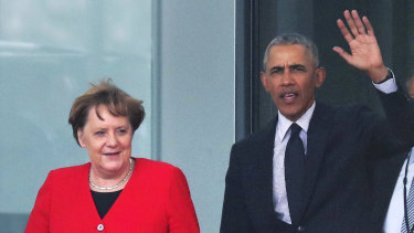 Merkel and Obama on Friday.