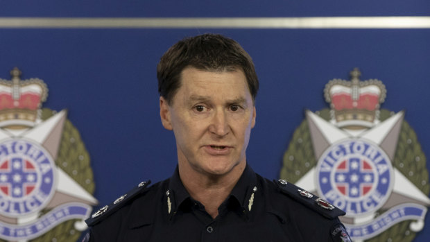 Victoria Police Chief Commissioner Shane Patton