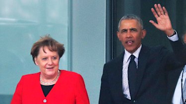 Merkel and Obama on Friday.
