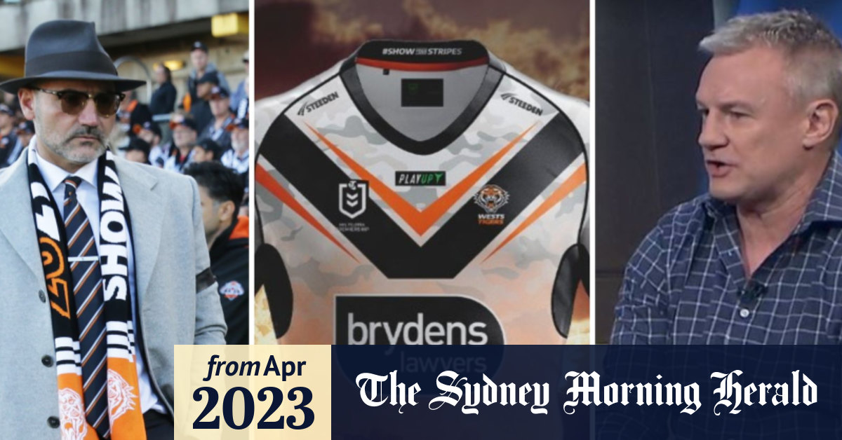 Wests Tigers apologise, re-design jersey
