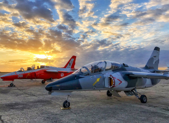 The S-211 Marchetti planes.