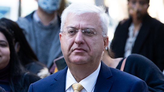 Frank Zumbo leaving Sydney’s Downing Centre local court last year.