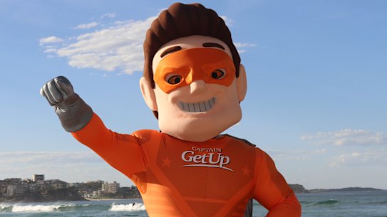 Fighting them on the Manly beaches .... Captain Getup. 
