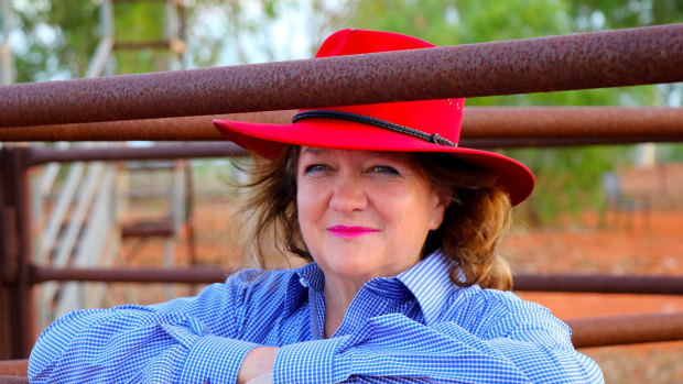 Gina Rinehart stars in fashion ad with Joh Bjelke-Petersen’s son