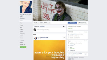 The Facebook page 'F--- it, lets have a beer' is one of Australia's most popular humour pages on the site.