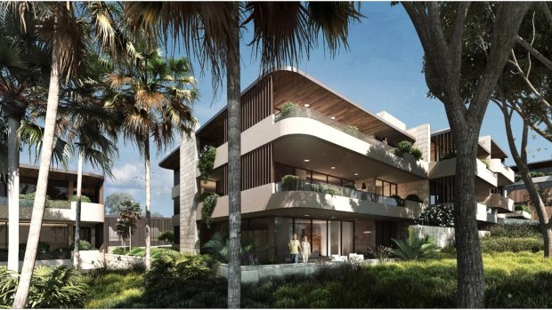 An artist's impression of a proposed retirement village on Bayview golf course, which was rejected by the Sydney North Planning Panel as an "overdevelopment of the site".