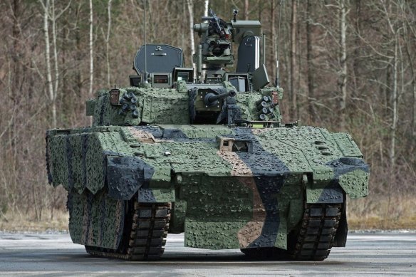 Ajax armoured fighting vehicles.