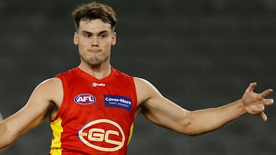 Gold Coast midfielder Jack Bowes.