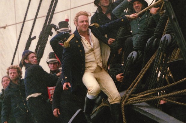 Peter Weir was nominated for both directing and producing at the Oscars: Russell Crowe in Master And Commander: The Far Side of the World.