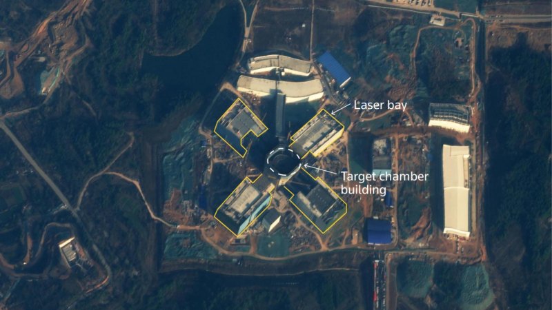 Images show China ‘building laser-ignited fusion research centre’ in challenge to US