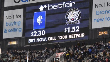 Australia's only online betting exchange, Betfair, is owned by ASX-listed Crown Resorts.
