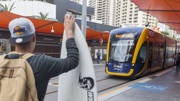 People used the Gold Coast tram to bring weapons into Surfers Paradise, a Griffith University criminology professor said.