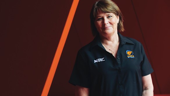 Premier class: Julie Fitzgerald readies to enter her 20th top-flight finals campaign.