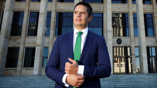 West Australian Treasurer Ben Wyatt at Parliament House.