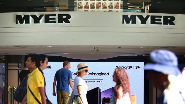 Where to next? With sales down less than expected and a new CEO in the wings, Myer may have got a little reprieve.