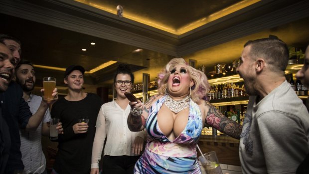 Maxi Shield has run a drag queen two-up game on Anzac Day since 2002.