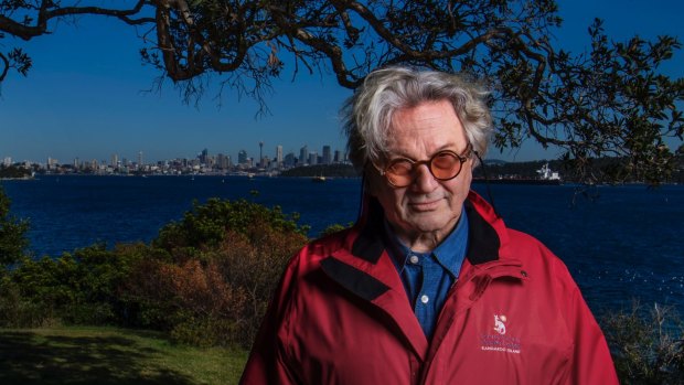 Director George Miller at Greenpoint Reserve, Watson's Bay. He is among a powerful alliance of residents opposed to plans for a commercial function centre at Watsons Bay. 