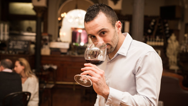 Florian Valieres, head sommelier of Melbourne’s Syracuse Wine Bar Restaurant.