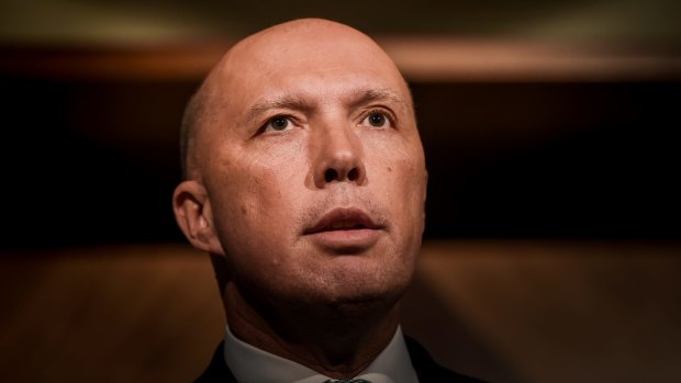 Home Affairs Minister Peter Dutton