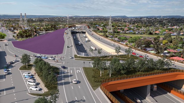Watsonia locals say the North East Link road trench will divide their community.
