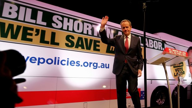 Bill Shorten at Labor's Save Medicare Rally at Brisbane Convention and Exhibition Centre in June 2016.