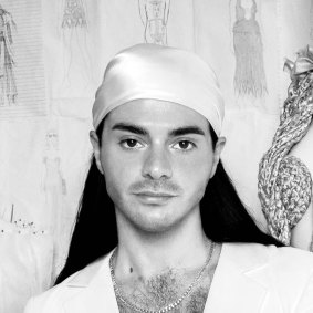 Emerging Sydney fashion designer Nathaniel Youkhana.