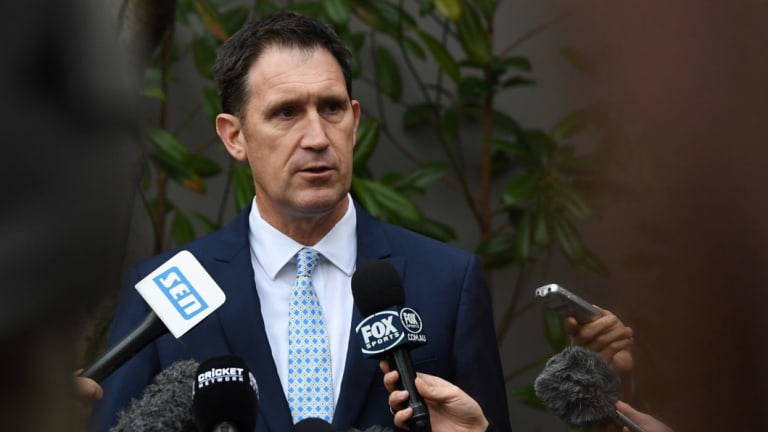 Cricket Australia CEO James Sutherland.
