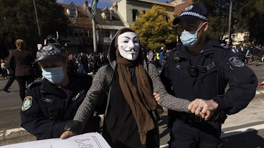 Authorities have slammed protesters that shut the city down on Saturday.