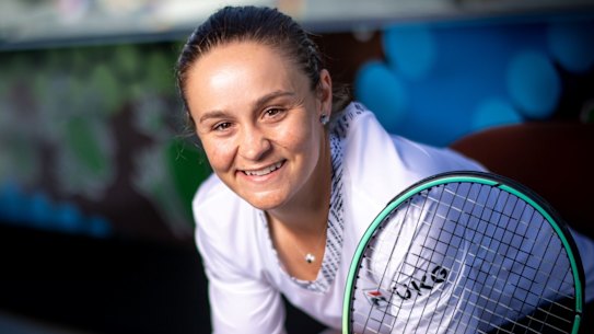 World number 1 Ashleigh Barty. 15 January 2022. The Age Sport. Photo: Eddie Jim.