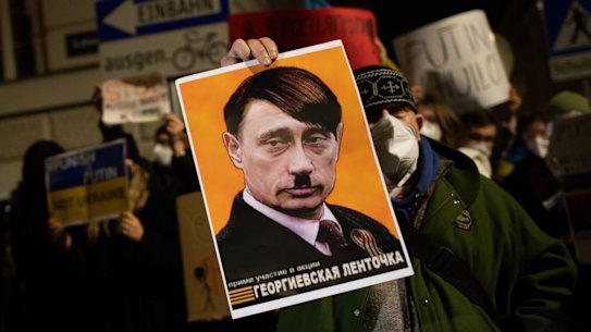 Vladimir Putin has embarked on the most brazen trashing of international norms on the Continent since Adolf Hitler’s invasion of the Soviet Union in 1941.