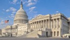 The east side of the US Capitol in the early morning. 