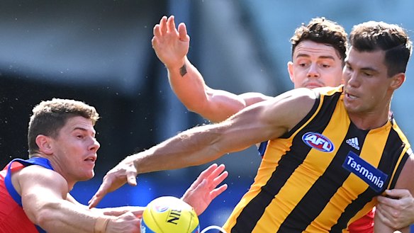 Action at the MCG today.