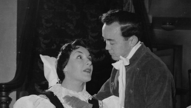 Victor Franklin, with Marie Collier, in one of his lead roles.